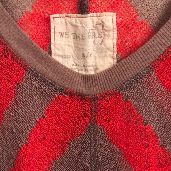 Long sleeve Free People mesh sweater - Picture 2 of 2